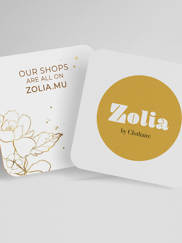 Cartes de visite Zolia